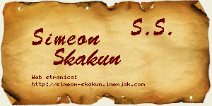 Simeon Skakun vizit kartica